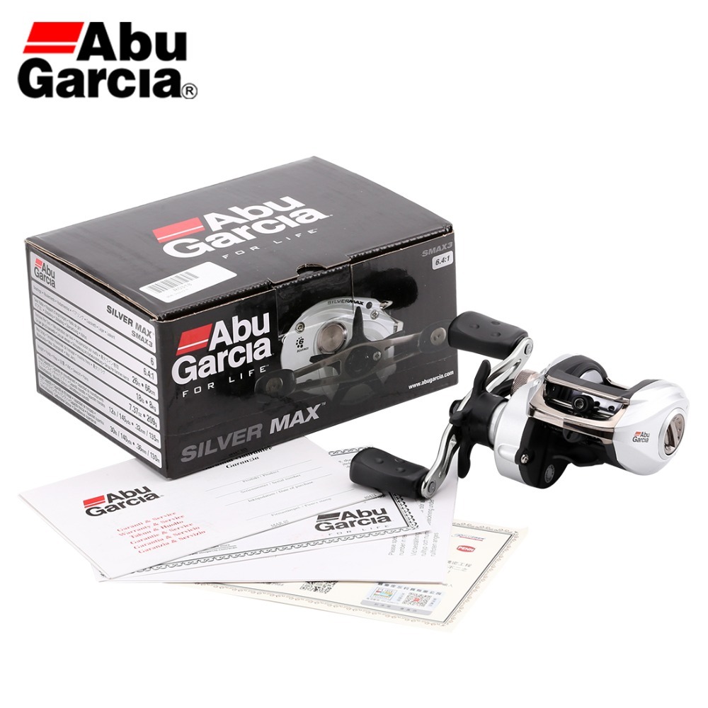 Abu Garcia Silver Max 3 (SMAX3) Baitcast Fishing Reel