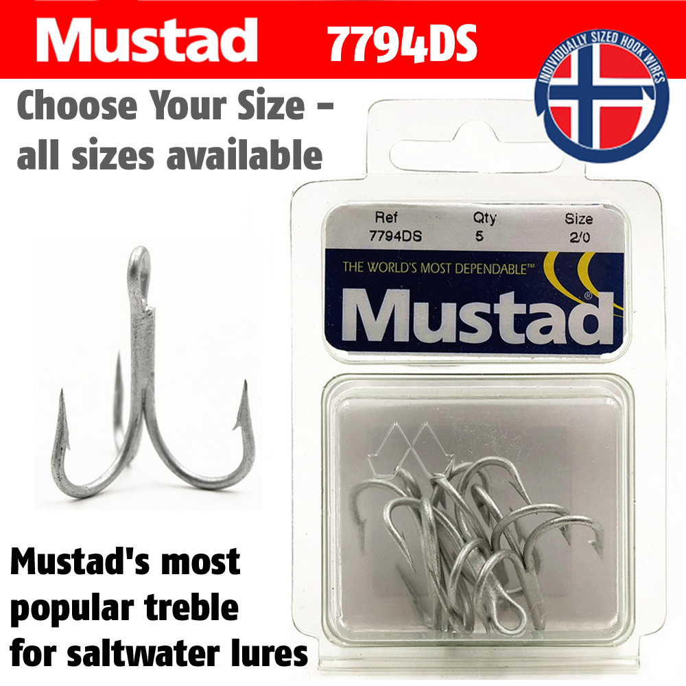 Mustad Treble Hooks