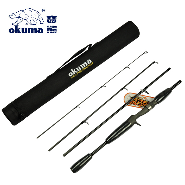 Okuma Retro 4 Piece Travel Fishing Rod + Tube