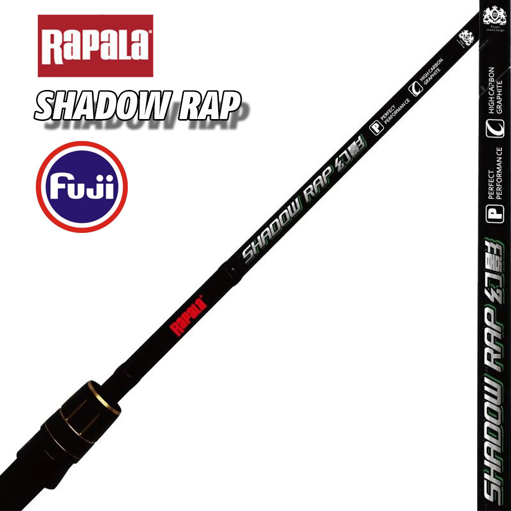 Rapala Shadow Rap Carbon Baitcast Rod 