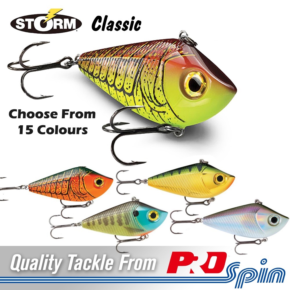 Storm Rockin' Shad Lipless Crankbait VIB Vibe Lure - 7.5cm 23g