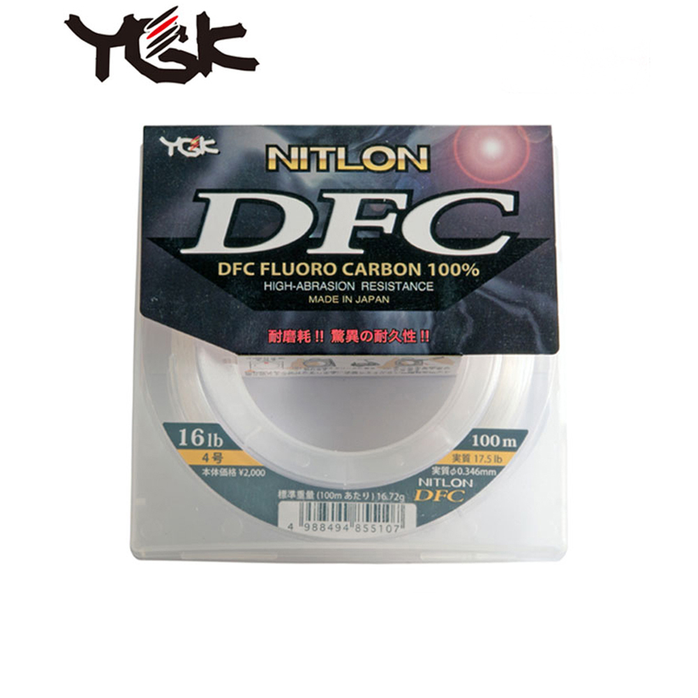 YGK Nitlon DFC 100% Fluorocarbon Leader Line