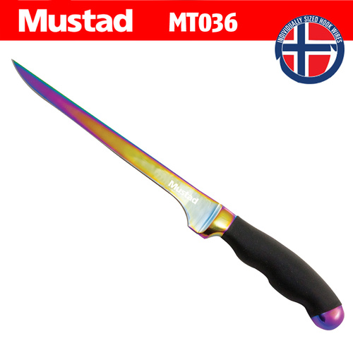 Mustad 7 Fillet Knife With Titanium Coating MT036