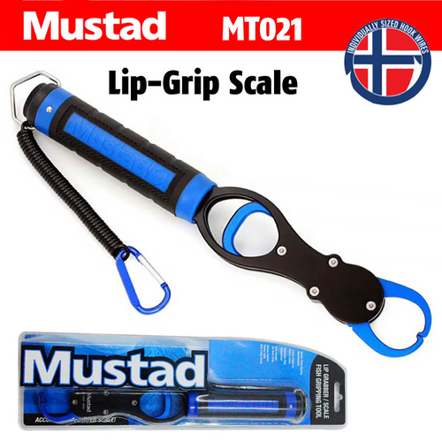 Mustad 12" Aluminum Lip-Grip Tool With Scale MT021 image