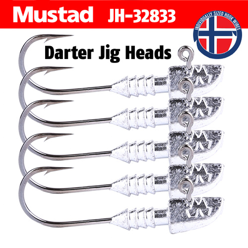 Mustad Darter Jig Heads - Suit Soft Bait Lures