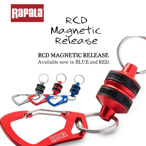 Rapala RCD Magnetic Release With Carabiner Clip [Colour: Black]
