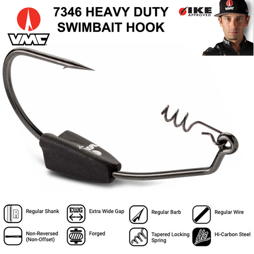 VMC Extra Wide Gap Heavy Duty Swimbait Hook [Size: 3/0 - 4 pcs]